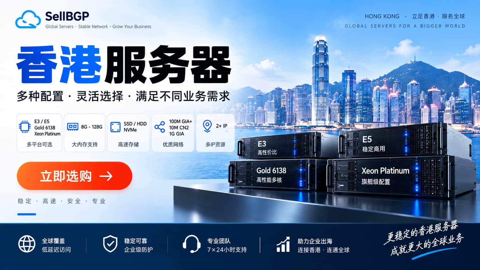 香港服务器活动配置介绍
